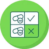 Dosing schedule icon