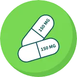 Two capsules icon